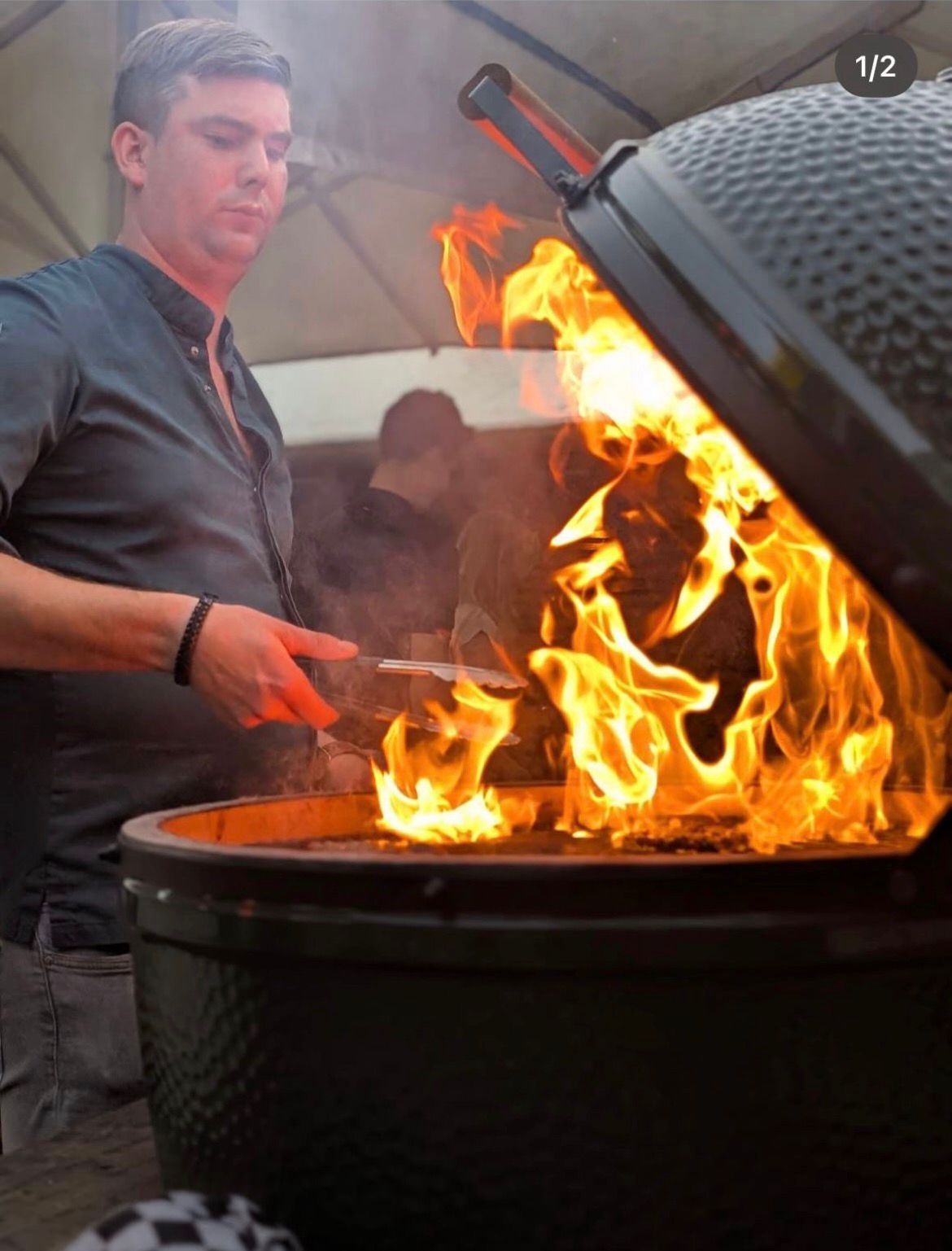 Live cooking tijdens een evenement