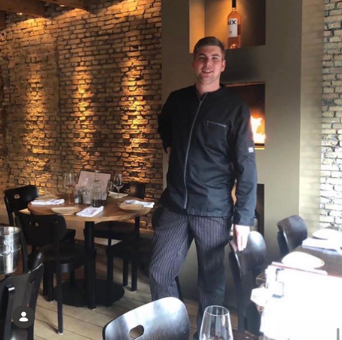 Chef Nick aan het werk